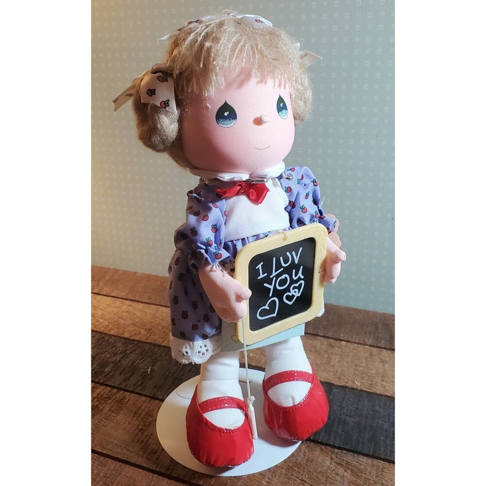 Vintage 1987 Precious Moments Soft Doll I Luv You Friendship Line Applause 16030